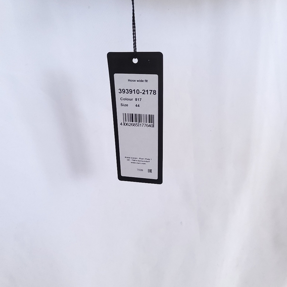 NWT RIANI Wide Fit Pants Color Ash Wood Size CA14 Germany 44 - Picture 6 of 11